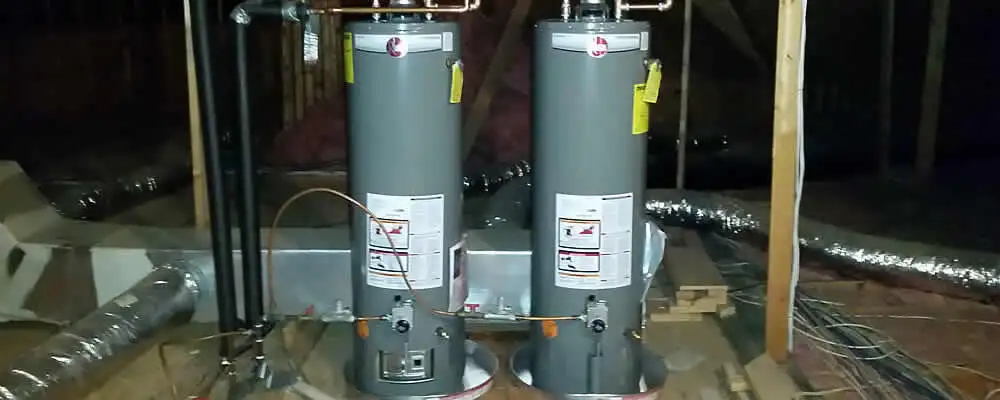 Tankless water heater installation for home hot water in Warwick, RI